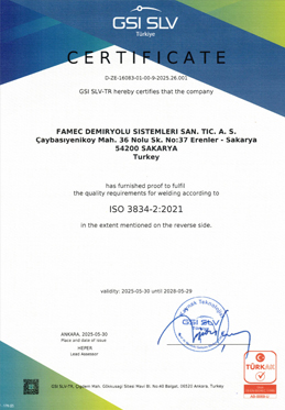 FAMEC Demiryolu Sistemleri San. ve Tic. A.Ş.